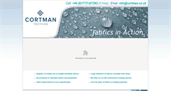 Desktop Screenshot of cortman.co.uk